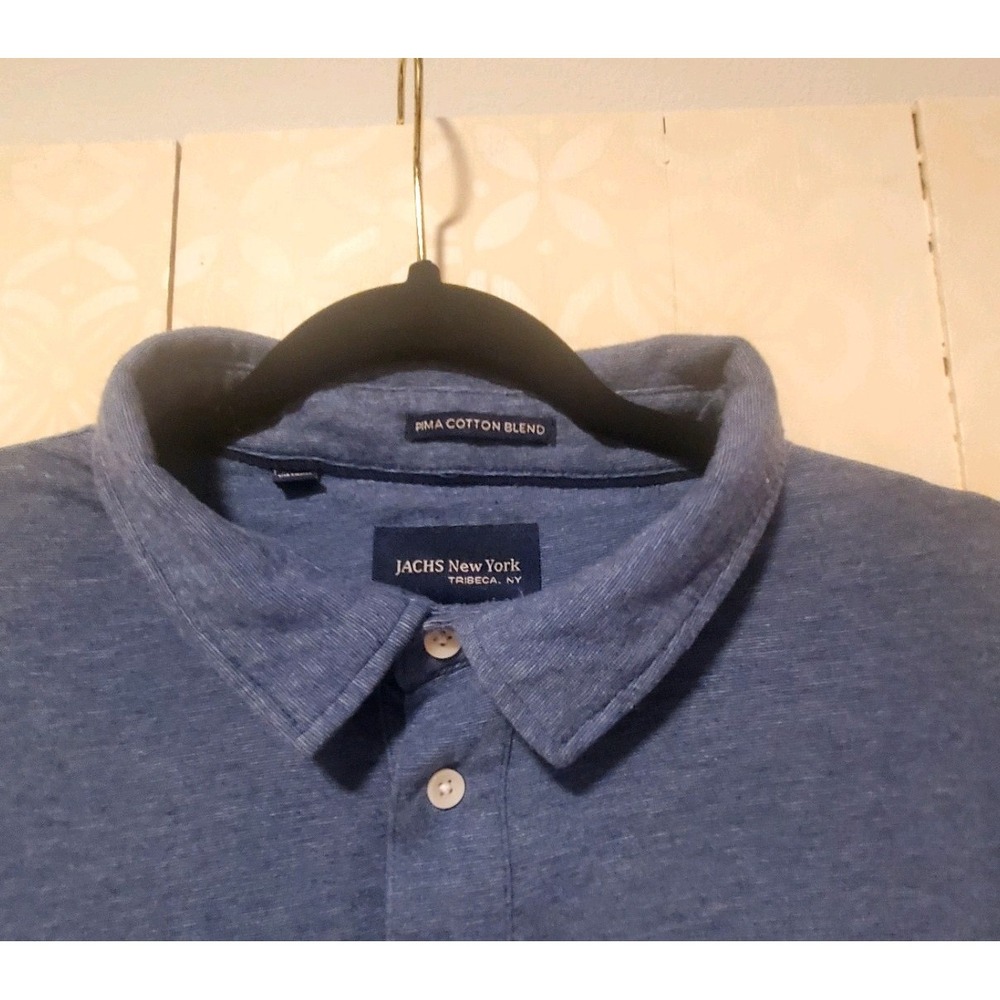 Jachs New York Polo Shirt Mens Short Sleeve Navy Blue XXL Big And Tall 3X - Picture 4 of 10